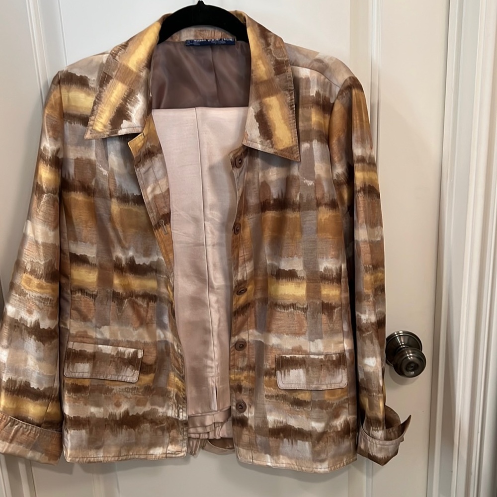 Susan Graver two piece pant suit